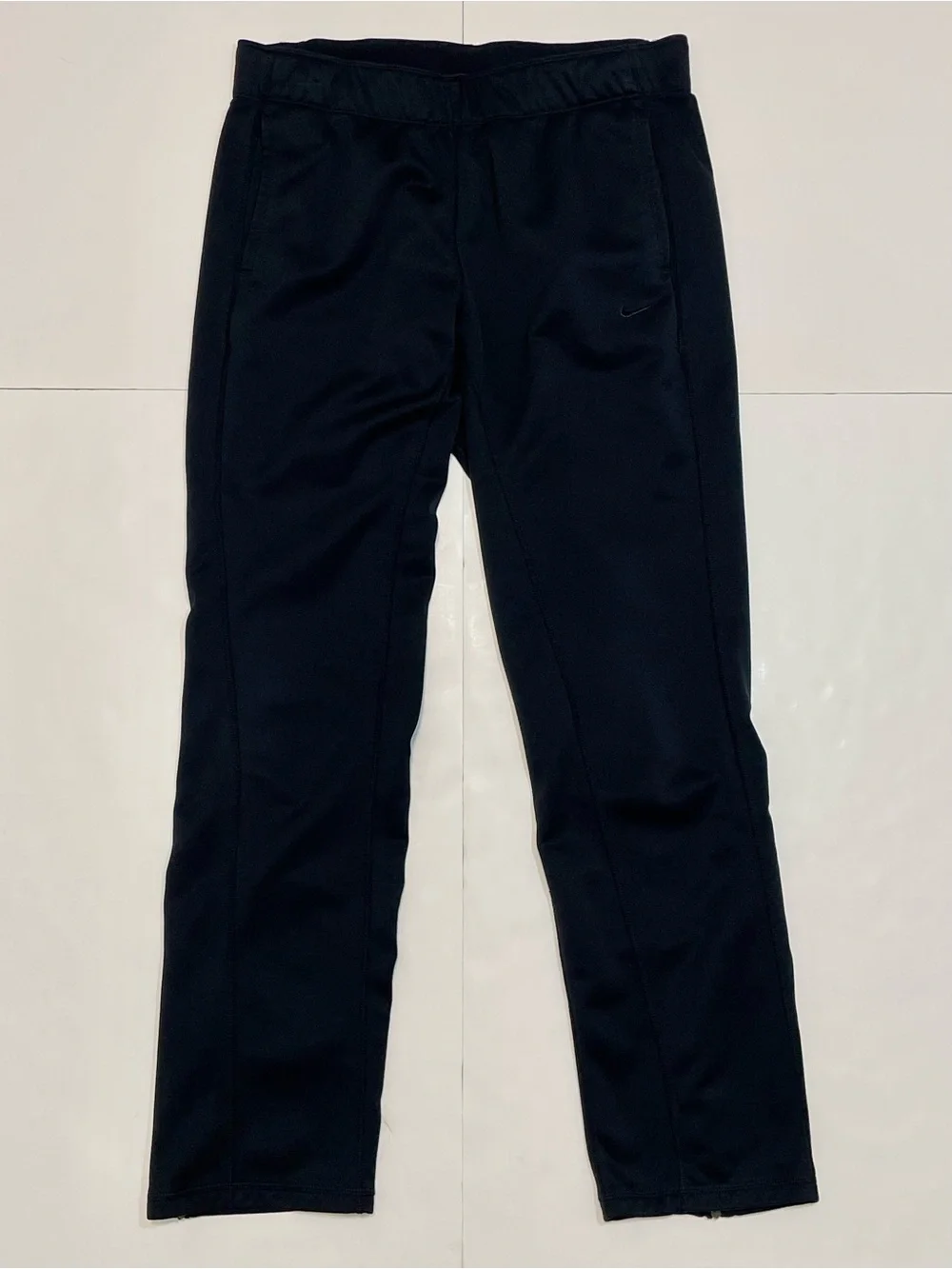 Nike Therma-FIT All Time Training Fleece Ankle Zip Track Pants Black Size M